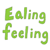 makeitealing good vibes feeling good mie ealing Sticker