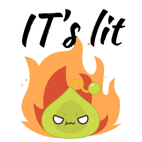 Angry Fire Sticker by maplestory_tw