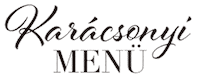 Menu Karacsony Sticker