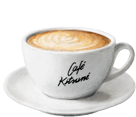 Coffee Cafe Sticker by Maison Kitsuné