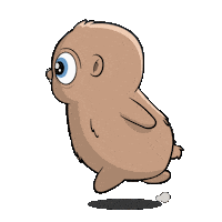 Sticker Running Sticker by Fugz Official