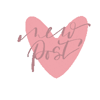 Heart Lettering Sticker