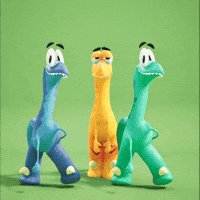 Good Vibes Dancing GIF by Claynosaurz