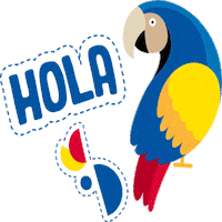 Parrolabs hello hi hey hola Sticker