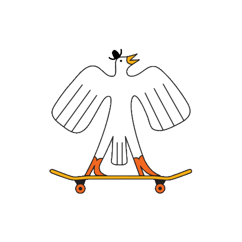 painintheaspinall giphyupload check it out do a kickflip bird flip Sticker