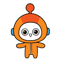 Happy Pico Sticker by 콴다(QANDA)