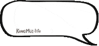 kongmui white talk bubble say Sticker
