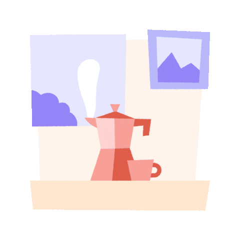 FrancescoMugnaini summer coffee moka pot estate mediterranea Sticker