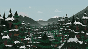 trees mountain GIF by South Park 