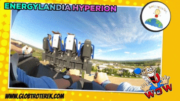 Amusement Park Rollercoaster GIF by Globtroterek