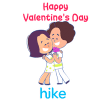 valentines day love Sticker by Hike Messenger