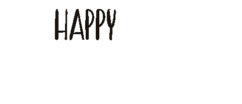 Happy Birthday Illustration Sticker