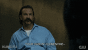 Tv Show Mustache GIF by CW Kung Fu