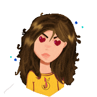 In Love Hearts Sticker