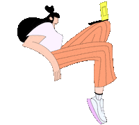 Cartoon Coding Sticker