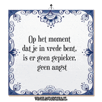 Moment Rust Sticker by Tegelspreuken.nl
