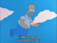 hard to watch homer simpson GIF