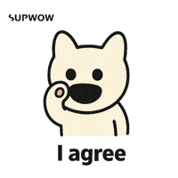 Dog Agree GIF by SUPWOW