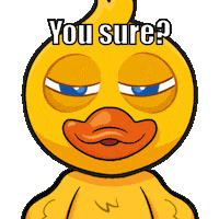 Questioning Squinting Sticker by VeeFriends