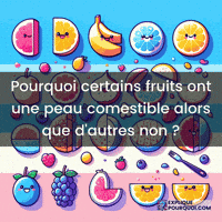 Fruits Non Comestibles GIF by ExpliquePourquoi.com