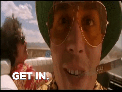 johnsnyder8140 giphygifmaker get in fear and loathing hst GIF