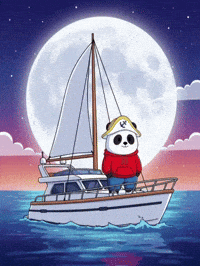 Water Boat GIF by Pandu Pandas