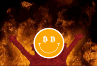 Fire Bitcoin GIF