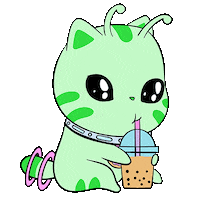 Happy Cat Sticker by Chubbiverse