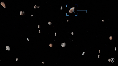 JHUAPL giphygifmaker earth nasa asteroids GIF