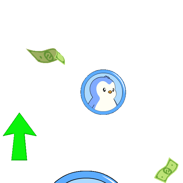 Crypto Penguin Sticker by Pudgy Penguins