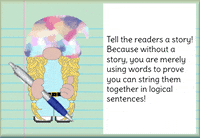 Once Upon A Time Writing GIF