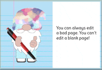 Once Upon A Time Writing GIF