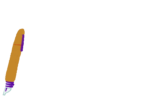 Illustration Writing Sticker by bukkancs