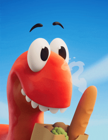 Hungry So Good GIF by Claynosaurz