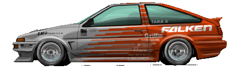 Racing Drifting Sticker