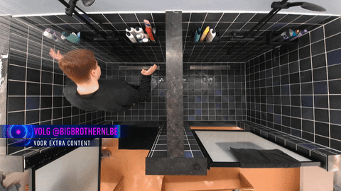 Cold Shower GIF by Big Brother 2021