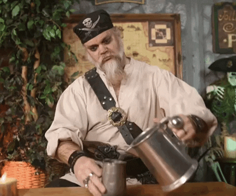 piratesparley beer cheers pirate pirates GIF