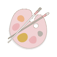 nancycasanova colors coloring color palette art supplies Sticker