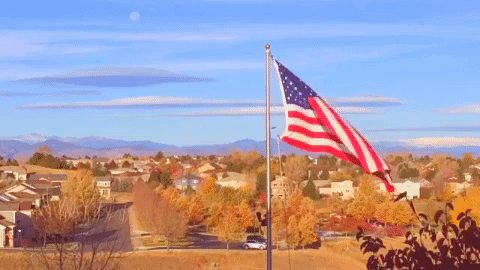 american flag america GIF