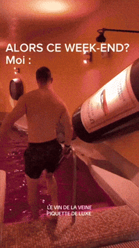 Week-End Wine GIF by systaime