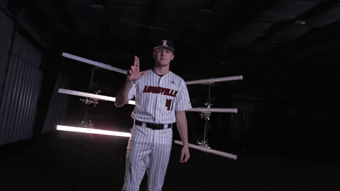 University Of Louisville Baseball GIF by Louisville Cardinals