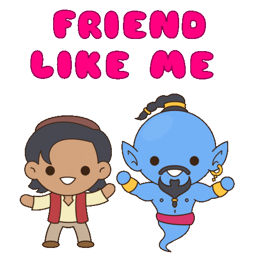 friend like me aladdin Sticker by Walt Disney Studios
