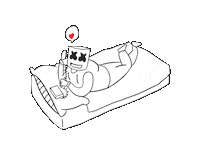 Call Me Heart Sticker by Marshmello