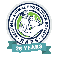 rapsbc raps non-profit 25 years animal protection Sticker