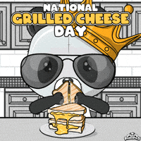 Grilled Cheese Snack GIF by PandaPals