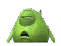 Monsters Inc Mike Sticker