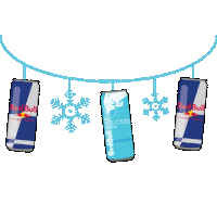 Energy Drink Christmas Sticker by Red Bull