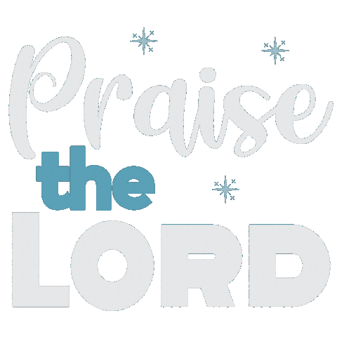 Pray Praise The Lord Sticker