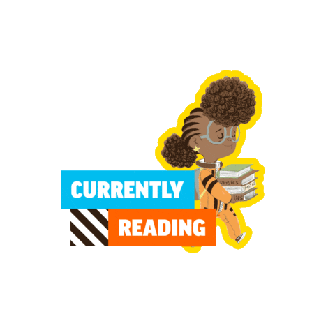 PuffinBooksUK giphyupload reading rocket look up Sticker