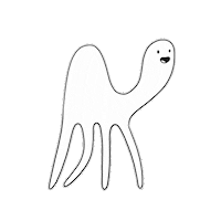 Happy Llama Sticker by Thomas Bruinsma